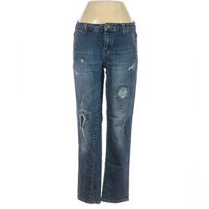 Stradivarius Women’s Distressed Straight Leg Jeans, size 4